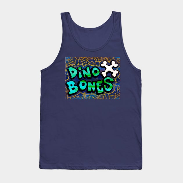 Dino Down to Earth Var. 2 Tank Top by DinoBones